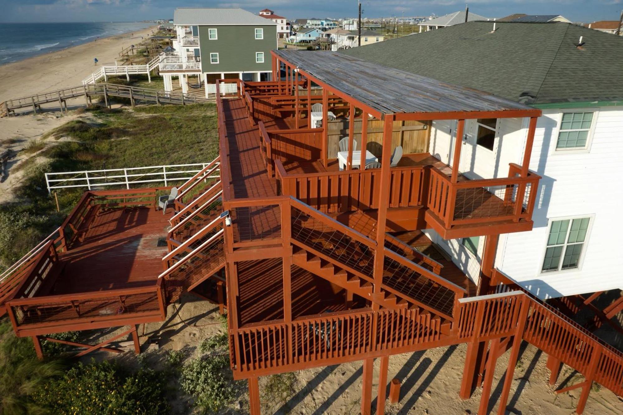 Villa Unobstructed Oceanfront Seagull Unit 3 Beach Pad! Surfside Beach Exterior foto
